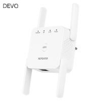 ราคา DEVO WiFi Repeater, ขยายได้สูงสุด 200 เมตร 1200Mbps WiFi Extender, Universal Strong สัญญาณ Dual Band 2.4GHz/5GHz สัญญาณ Booster ธุรกิจ (42881584724)