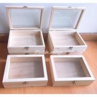 ราคา กล่องไม้สนฝากระจก 6x8นิ้ว (2449074589)