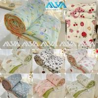 ราคา [ผ้าห่มผ้าฝ้าย] ผ้าห่มผ้าฝ้ายใยถั่วเหลืองเกาหลี นุ่มละมุนสุดๆ ผ้าห่ม อัลวา 4 ฤดูกาล เย็น ถูกหลักอนามัย ปลอดภัย (48411658703)