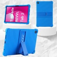 ราคา สําหรับ T-Mobile REVVL Tab 2 10.1 นิ้ว 2025 กรณีหนากันกระแทกซิลิโคนนุ่ม Funda Revvl Tab2 2025 10.1 "เด็กแท็บเล็ตใหม่ (47457349273)