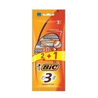 ราคา บิค มีดโกน3ใบมีด BIC 3 Sensitive Shaver 2Pcs. (50409542145)