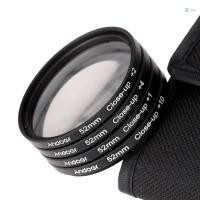 ราคา Andoer 52mm Macro Close-Up ชุดกรอง +1 +2 +4 +10 พร้อมกระเป๋าสําหรับ D7200 D5200 D3200 D3100 Canon Pentax DSLR (28764852438)