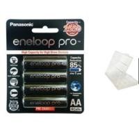 ราคา ถ่านชาร์จ Panasonic Eneloop Pro AA 2550 mAh 4 ก้อน ของแท้ ประกัน 6 เดือน แถมกล่อง (2391332351)