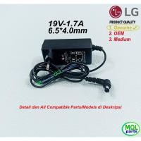 ราคา AC DC Adapter Monitor LCD LED TV LG 19V 1.7A 6.5x4.0mm ของแท้ (26582017523)