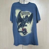 ราคา เสื้อยืด หนัง บอร์ดเกม dungeons & dragons ลายมังกร มือสอง แท้ Size M (27802236662)
