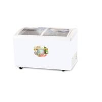 ราคา FUJI ICE ตู้แช่แข็งฝากระจกโค้งบานเลื่อน 16.2 คิว clearance (24508865163)