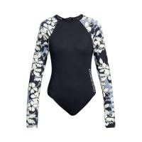 ราคา Roxy ชุดว่ายน้ำแขนยาวสำหรับผู้หญิง ROXY ACTIVE WILD WIND HIBISCUS MIRAGE ONESIE 243 ERJWR03801-XBBY (29307973416)