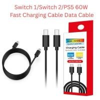 ราคา Switch 2 สายชาร์จ FAST 60W สายชาร์จ USB C Switch 1 Data Cable PS5 (56409533541)