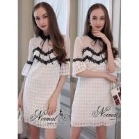 ราคา เดรสลูกไม้งานป้ายally (18928663084)