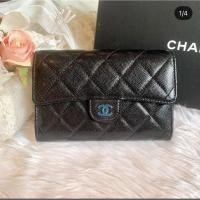 ราคา Like new chanel medium trifold wallet holo26 (9973708038)