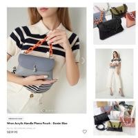 ราคา กระเป๋าใส่โทรศัพท์ C&K WREN ACRYLIC HANDLE (25597227416)