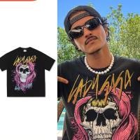 ราคา Bruno Mars & Lady Gaga) เกิดเช่นสินค้า Skull เสื้อยืด Retro Bruno Mars & Lady Gaga) เกิดเช่นสินค้า Skull เสื้อยืด Retro Bruno ชายหญิงหลวมผ้าฝ้ายเสื้อยืด s- (40559365205)