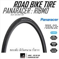 ราคา ยางเสือหมอบ มีกันหนาม PANARACER : RIBMO 700x23 / ROAD BIKE TIRE ขอบพับ (25755098978)