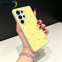 ราคา Simple Grace ริบบิ้นโบว์สีลูกกวาดเคสโทรศัพท์สําหรับ Vivo T5X T4 Pro T4R T4X T3 Ultra Lite T3X T2X T1X T1 4G 5G Matte ปลอกหวาน 2 in1 ปกแข็ง (48909559034)