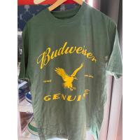 ราคา Budweiser Green Tshirt เสื้อแขนสั้นมือสอง (25717687357)