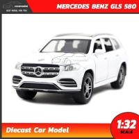 ราคา โมเดลรถเบนซ์ MERCEDES BENZ GLS 580 สีขาว (Scale 1:32) โมเดลรถเหล็ก model รถจำลองเหมือนจริง โมเดลรถสะสม (4359620098)
