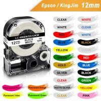 ราคา 6/9/12/18/24 มม.SS12KW LC-4WBN เทปฉลากเติมสําหรับ EPSON LabelWorks / KingJim TepraPro เครื่องพิมพ์ฉลาก LW300 LW400 LW500 LW600P LW700 LW900P SR7900P SR30C SR3 (24784612470)