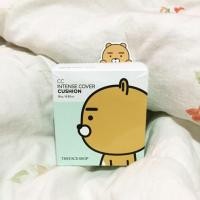 ราคา The face shop cc cushion refill สี203 สูตร intense cover แถมพัฟ (142029588)