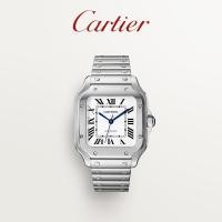 ราคา Cartier Cartier Santos Series Mechanical Watch Steel Watch Replacement Dual Strap Watch (56361744183)