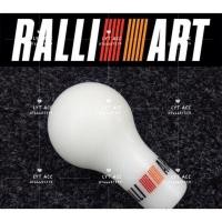 ราคา Ralliart หัวเกียร์ Manual Ralli Art สีขาว/ดํา 1 ชิ้น (54610294715)