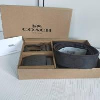 ราคา COACH​ Belt​ and​ Buckle​ Set (5010475341)