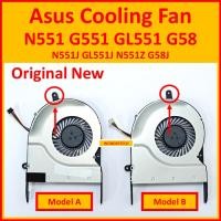 ราคา Asus N551 G551 GL551 G58 พัดลมระบายความร้อน N551J GL551J N551Z G58J (48557039086)