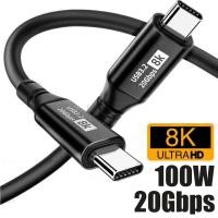 ราคา KYBD 5m USB C To Type C PD 100W Fastสายชาร์จUSB3.2 20Gbps 8K@60Hz USB-CสายไฟสําหรับOPPO A6Pro 5G A6X 4Pro 13Pro 12Pro Samsung A57 5G A37 ประเภทC (47009272597)