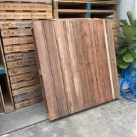 ราคา พาเลทไม้ หน้าเต็มฐานเตียงไม้พาเลท ไม้จริงขนาด 112x112x13 cm (28658104849)