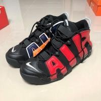 ราคา unused US11 Air More Uptempo ‘96 Black and University Red (23647878327)
