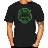 ราคา Master Chief Helmet เสื้อยืดสีดําแฟชั่นใหม่ Mens Cotton Tops Men Tee S Top Tee (47511478986)