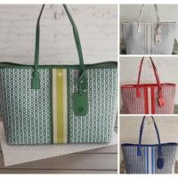ราคา กระเป๋า แท้ %♥️TORY BURCH GEMINI LINK CANVAS TOTE แท้ % (2044401919)