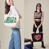 ราคา (พร้อมส่ง) GENTLEWOMAN FLUFFY TOTE BAG : BLACK/WHITE (11760277744)