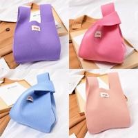 ราคา ของใหม่✨กระเป๋าไหมพรมคล้องแขน สีชมพู (24714302092)