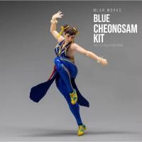 ราคา [เสื้อผ้าเท่านั้น] NANA Street Fighter Game Chun-Li Xuanjian Cheongsam ผ้าฟิกเกอร์ (46658216830)
