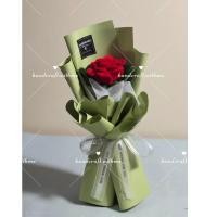 ราคา ช่อดอกกุหลาบ ลวดกำมะหยี่ เดี่ยว ช่อเล็ก (24796023547)