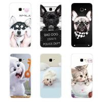 ราคา Samsung J4 Plus J4 Core J6 2018 J6 Plus J8 2018 เคสโทรศัพท์ซิลิโคน TPU น่ารักแมวและสุนัข Series ปลอก (51758754292)