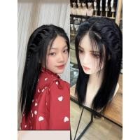 ราคา วิกทอมือผมแท้ แสกกลางเปีย2ข้าง (43710940009)