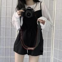 ราคา พร้อมส่งชุดเซตสไตล์เกาหลี เสื้อเชิ้ตแขนยาว +ชุดเอี๊ยม เอี้ยมขายาว ชุดคลุมท้อง Teddy Overalls (27505034224)