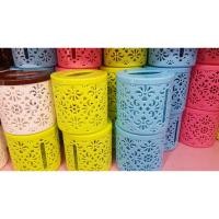 ราคา กล่องทิชชู กลม คละสี (17959592503)