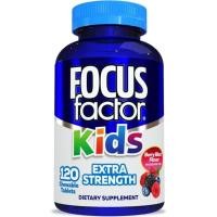 ราคา Focus Factor Kids Extra Strength Daily Chewable for Brain Health Support, 120 Count (24356466998)