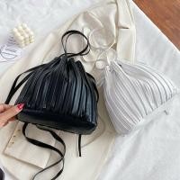ราคา Zara 66056 Zara กระเป๋าทรงบัคเก็ตหนังpu ขนาดเล็ก (8522471399)