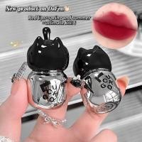 ราคา LUCKGO Black Cat Lip Mud Matte Texture Matte Silky Makeup ลิปกลอสสีง่าย (44908693391)