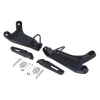 ราคา Motorcycle Matte Black Rear Footrest Foot pegs Set For Honda CBR600RR CBR 600 RR 2003-2004 (57403366808)
