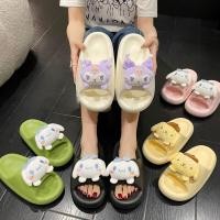 ราคา พร้อมส่งรองเท้าแตะแบบสวม สไตล์เกาหลี สีสวย ส้นหนา พื้นนุ่ม ใส่สบาย ( เท้าอวบแนะนำเพิ่ม 1 ไซส์ ) รุ่น 2 ทรงโมจิ (23676375119)