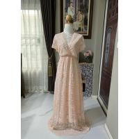 ราคา ชุดราตรียาว(ไซส์ L XL)สีโอรส (24173115255)