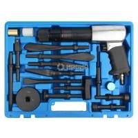 ราคา 19 ชิ้น Air Pneumatic Hammer Chisel Kit เครื่องมือโรงรถรถยนต์ (57857599499)