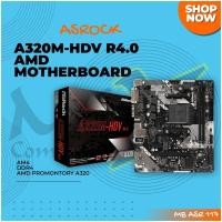 ราคา ASRock A320M-HDV R4.0 AM4 DDR4 3200+(OC) เมนบอร์ด AMD สูงสุด 32GB Ultra M.2 (40870803987)