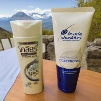 ราคา 2 ขวด คู่กัน เพื่อขจัดรังแค ลดคันหนังศรีษะ shampoo anti dandruff itchy scalp Clear Head&shoulders conditioner 135-170ml (42972642189)