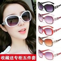 ราคา แว่นกันแดดผู้หญิงฤดูร้อนแว่นกันแดดป้องกันรังสีอัลตราไวโอเลตสบายแฟชั่นกรอบสีดําสีน้ําตาลแว่นตาหน้าเล็กอินเทรนด์ (45361309724)