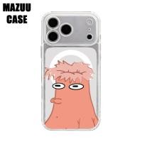 ราคา เคสไอโฟน แม่เหล็กใส TPU ครอบเลนส์เต็มตัว ลายตัวการ์ตูนสไตล์มีมหน้าตาแปลกๆ iPhone 17 16 15 14 13 12 11 Pro Max Plus (49109177878)